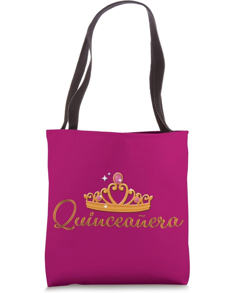 15 Year Old Quinceanera Crown Birthday Girl Cute Tote Bag $11.76 Totes