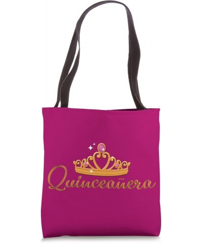 15 Year Old Quinceanera Crown Birthday Girl Cute Tote Bag $11.76 Totes