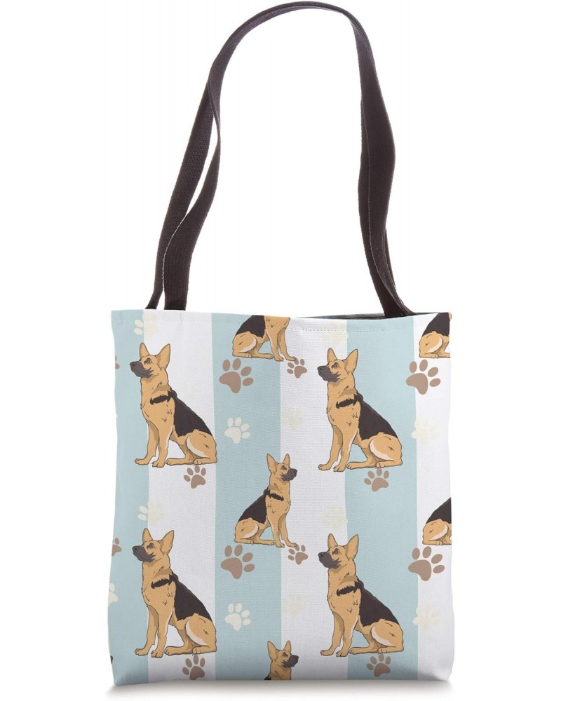 Cute German Shepherd K9 Dog Lover Gift Women Girl Tote Bag $14.39 Totes