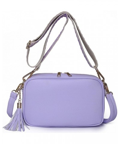 Crossbody Bags for Women Designer Tassel Leather Handbags With 2 Adjustable Strap Shoulder Bags,Lightweight Purses Purple $33...