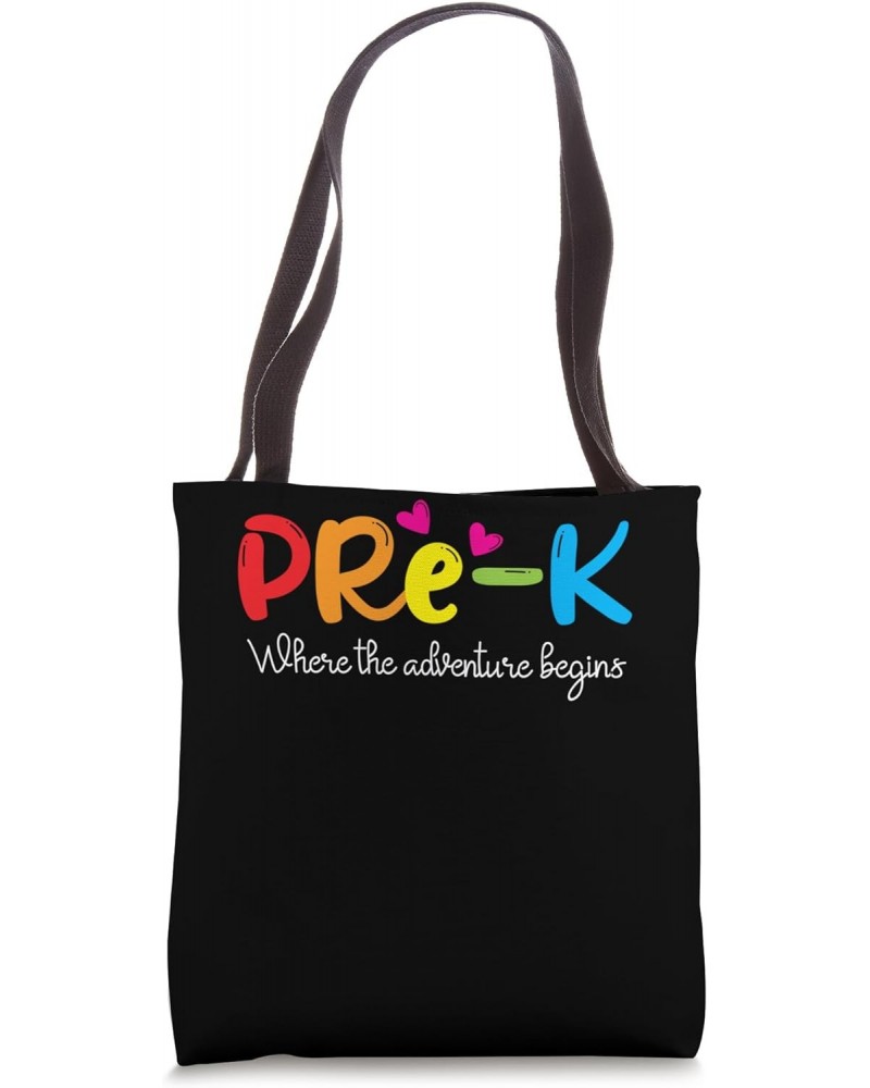 pre k where the adventure begins Tote Bag $10.50 Totes