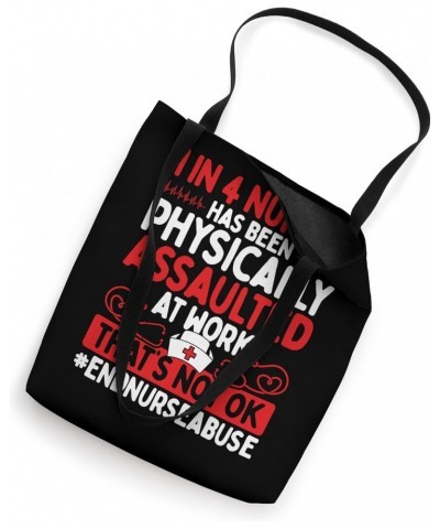 Nurse Abuse Survivor Assault Thats no Ok Cardiac Nurse Tote Bag $14.70 Totes