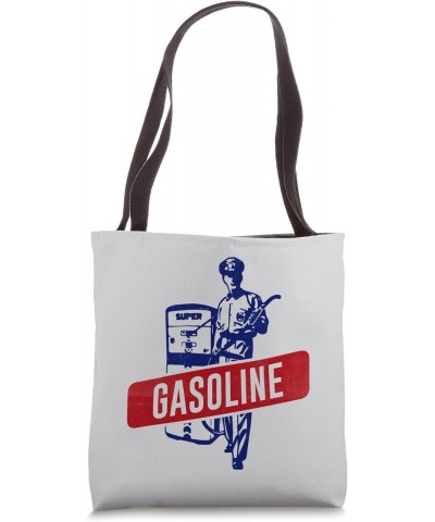 Retro Gasoline - Gas pump attendant - Fun vintage look Tote Bag $9.45 Totes