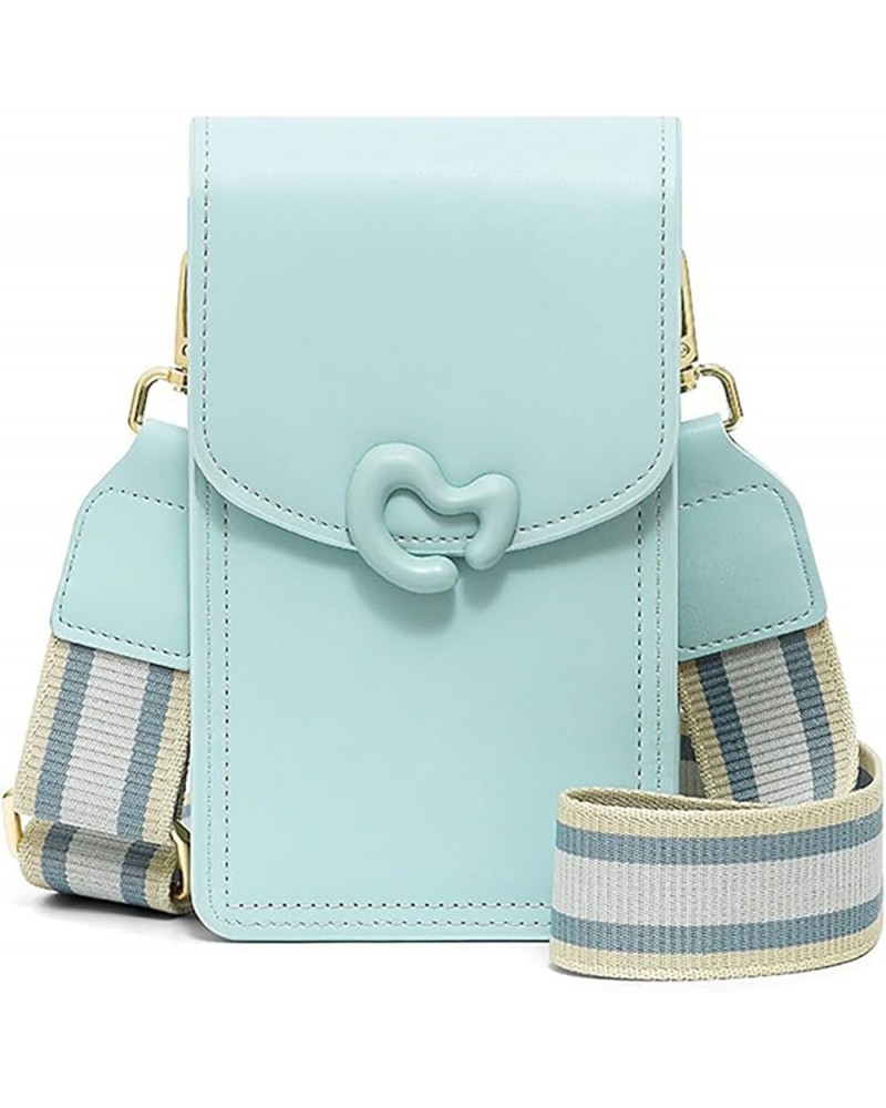 Cell Phone Purse Small Crossbody Bags for Women Cellphone Wallet Bag with Credit Card Slots Blue $12.24 Crossbody Bags