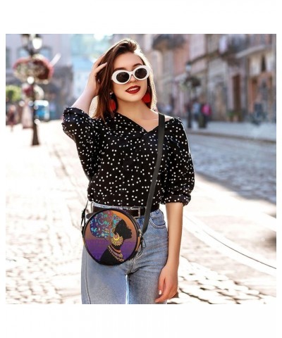 Round Crossbody Bags For Women Multi Purpose Crossbody Bag Phone Purses Traveling Cross Body Bag Shoulder Bags Color 7 $11.01...