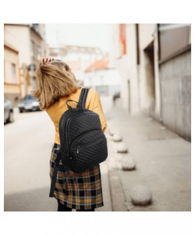 Travel Backpack Purse, Blue Mini Backpack Fashion Casual Small Backpack for Women with Lock Black $27.83 Backpacks