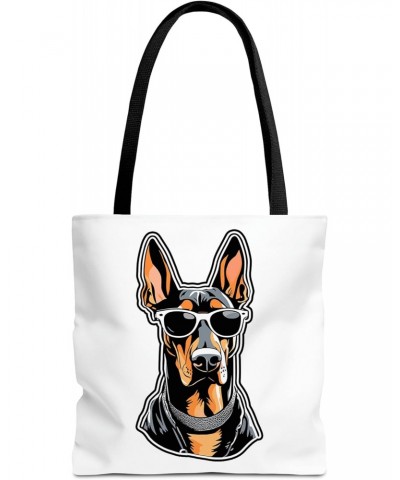 Dobermann Tote Bag for Women Men Casual Tote Bag Cloth Canvas Shopping Bags with Handles Cute Bags Everyday Use 16" x 16" Aes...