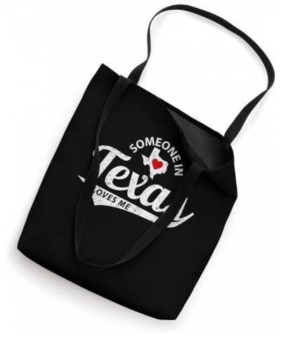 Someone in Texas Loves Me Family Texas Shape State of Texas Tote Bag $13.67 Totes