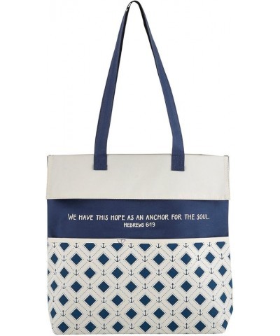 unisex-adult Inspirational CanvasPurse/Tote Bag Hope as an Anchor - Scripture $12.04 Totes