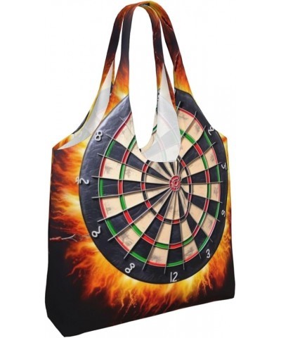 Follow Your Dreams Sloth Printed One-Shoulder Commuting Canvas Bag Is Light, Durable And Multifunctional Dart Board $19.18 Totes