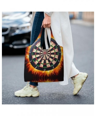 Follow Your Dreams Sloth Printed One-Shoulder Commuting Canvas Bag Is Light, Durable And Multifunctional Dart Board $19.18 Totes