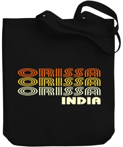 Retro Color Orissa Canvas Tote Bag 10.5" x 16" x 4 $23.59 Totes