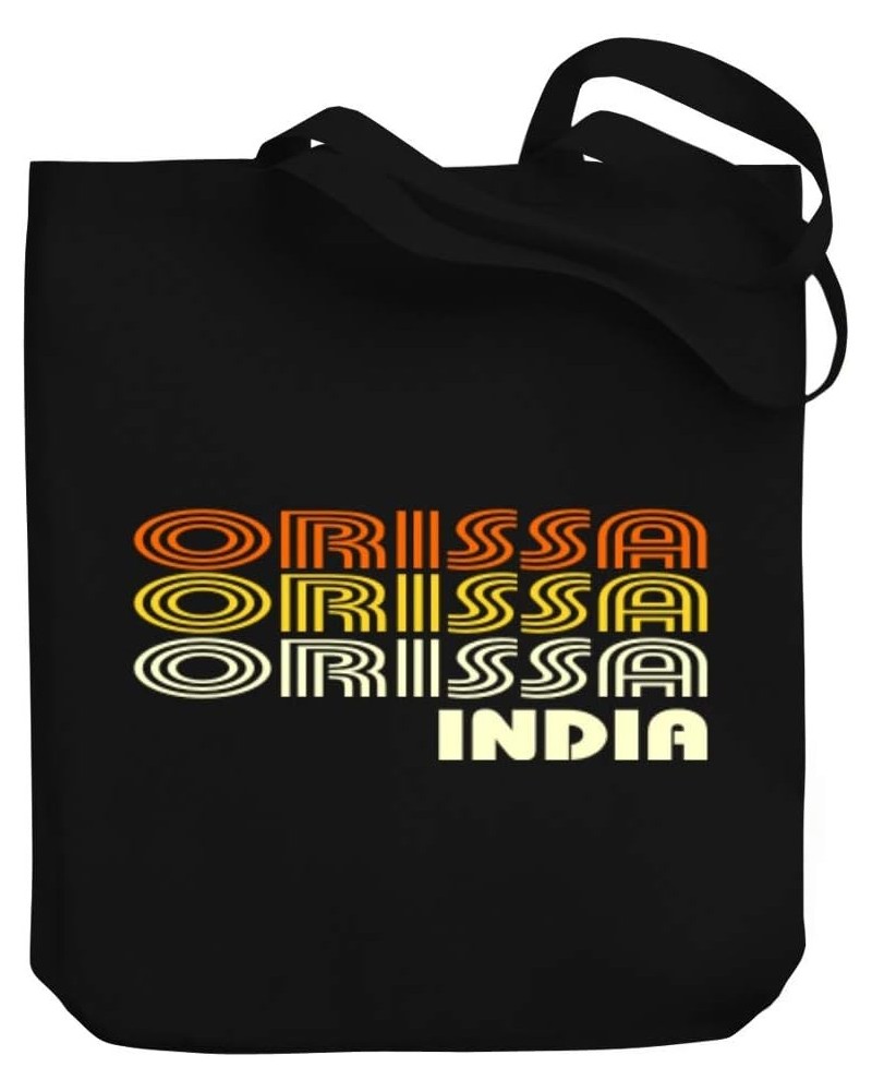 Retro Color Orissa Canvas Tote Bag 10.5" x 16" x 4 $23.59 Totes