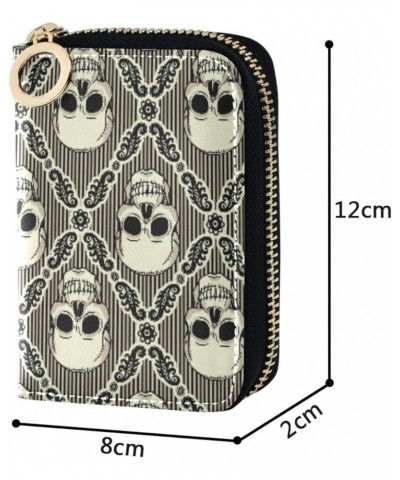 RFID Credit Card Holder Ace Of Spades Skull Card Leather With Zipper Card Case Wallet for Women Girls Color 29 $8.81 Wallets