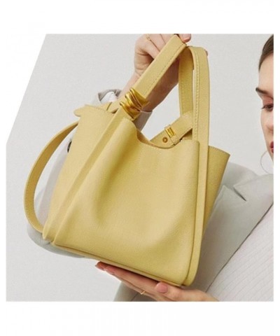 Fashion Crossbody Bag for Women Handbag Womens Shoulder Bag (Color : Brown) Yellow $53.67 Shoulder Bags