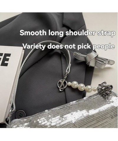 Y2K Fashion Handbag for Women, Shoulder Handbags Aesthetic Top Handle Bag Trendy Women Ladies Crossbody Bag Fashion Silver $1...