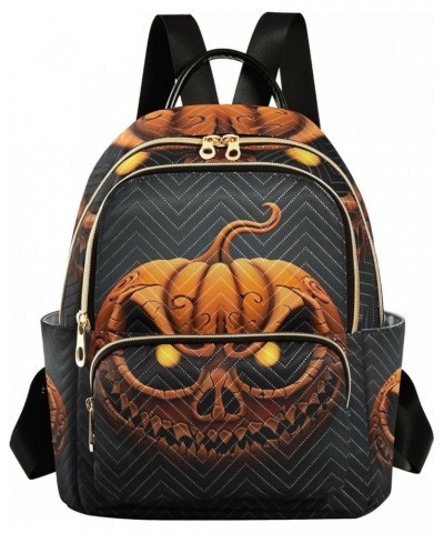 Video Game with Several Controllers Women Daypack Purse, Womens Fashion Backpack, Festival Backpack, S Orange Jackolantern on...