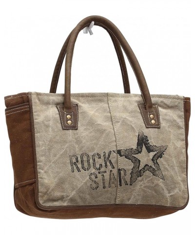 Myra Bags Rock Star Upcycled Canvas Hand Bag S-1045 $22.51 Shoulder Bags