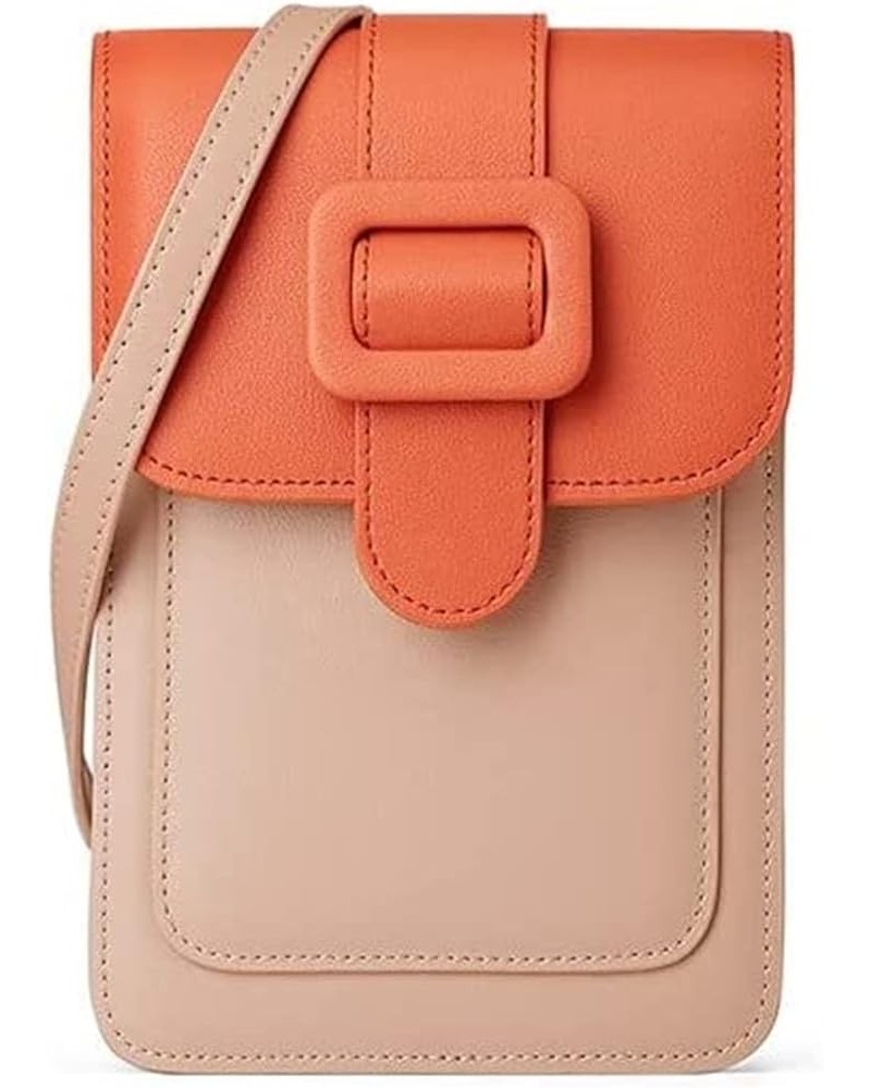 Messenger Bag Women's Shoulder Mobile Phone Bag Fashion Ladies Wallet (Color : A) A $35.41 Wallets