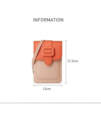 Messenger Bag Women's Shoulder Mobile Phone Bag Fashion Ladies Wallet (Color : A) A $35.41 Wallets