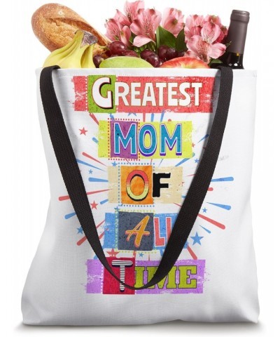 Greatest Mom Of All Time GOAT World's Best Appreciation Cute Tote Bag $12.48 Totes