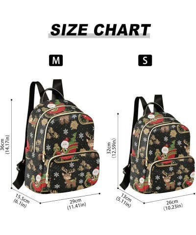 Christmas Backpack Purse for Women Anti-theft Small Fashion Travel Backpack HandBag Back Pack Lady Gifts,M Small $20.29 Backp...