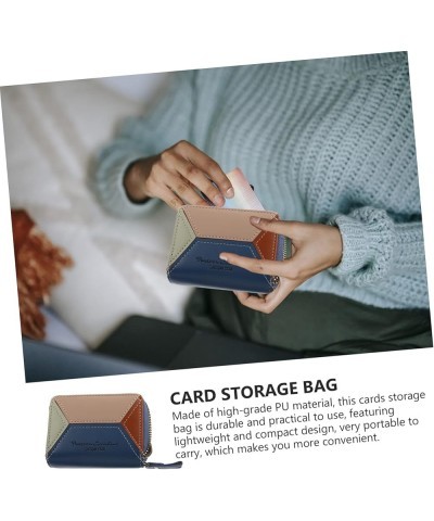 2pcs Credit Card Bag Cell Phone Wallet Leather Womens Wallet Black Wallet Leather Wallet Portable Pocket Organizer Pouch Coin...