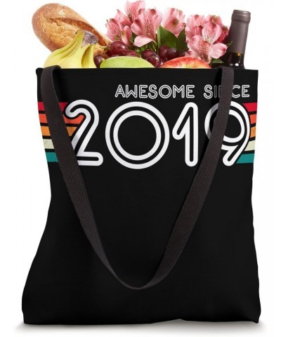 Awesome Since 2019 4th Birthday Gifts 4 Years Old Tote Bag $11.29 Totes