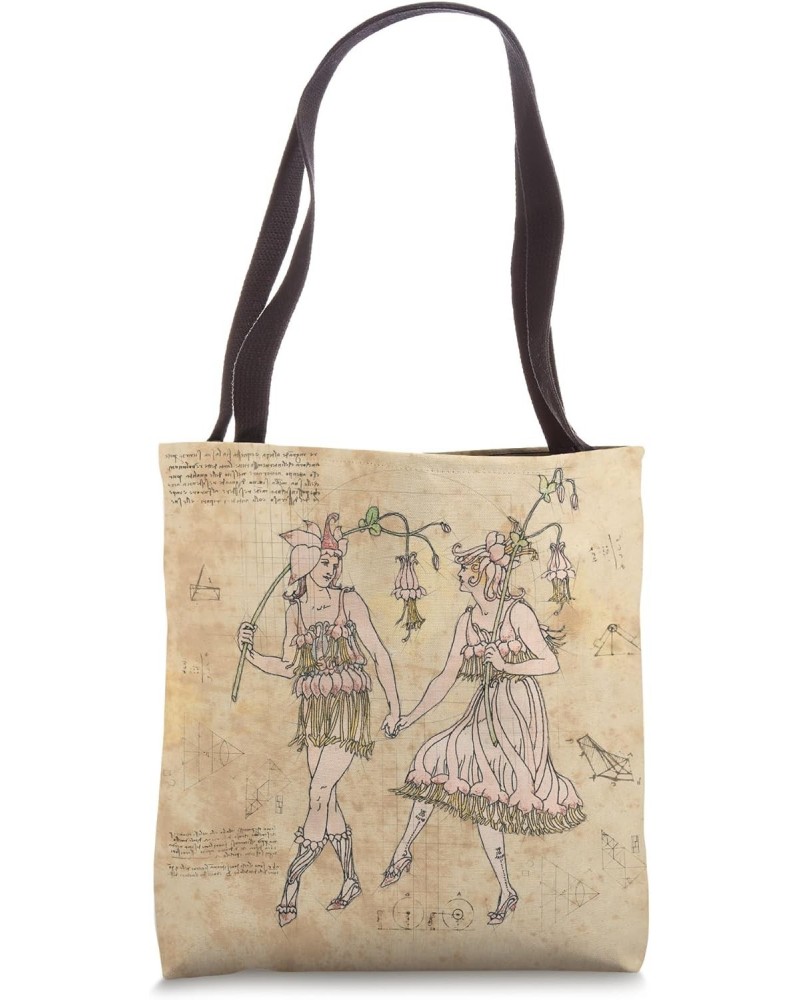 Vintage Flower Girls - Cute Fairycore Cottagecore Aesthetic Tote Bag $13.77 Totes