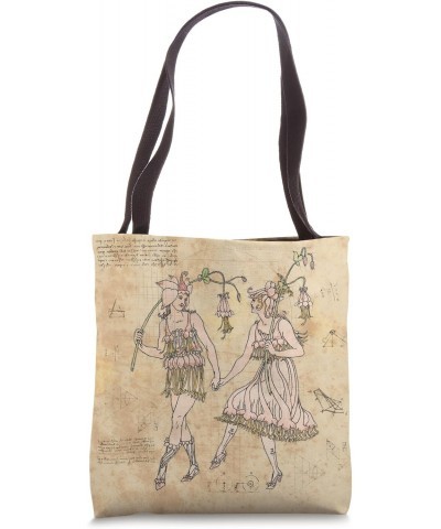 Vintage Flower Girls - Cute Fairycore Cottagecore Aesthetic Tote Bag $13.77 Totes