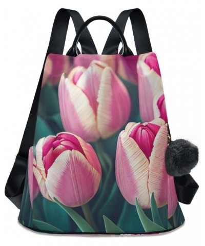 Women Fashion Backpack - Bright Crimson Tulips, Anti Theft Casual Daypack Shoulder Bag Purse for Travel Work 15 inches $22.95...