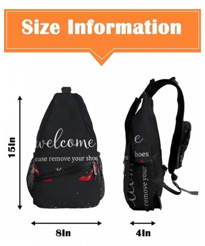 Sling Bag Crossbody Bag for Women Men Pueple Grey Gradient Waterproof Hiking Backpack Lightweight Chest Shoulder Bag Daypack ...