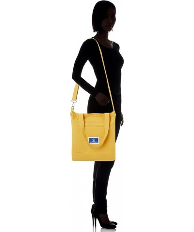 2-Way, Shoulder Bag, Tote, A4, Canvas Crossbody Yellow/One Size $19.98 Totes