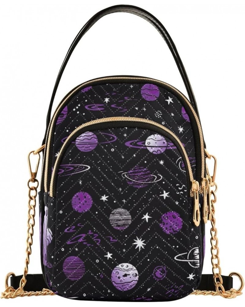 Floral Ladies Shoulder Handbags, Casual Crossbody Purse Crossbody Shoulder Bag Black With a Constellation-3 $15.04 Crossbody ...