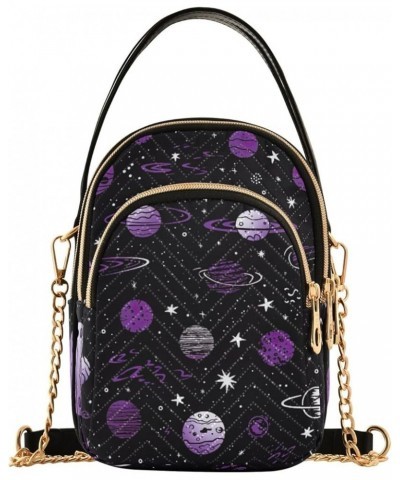 Floral Ladies Shoulder Handbags, Casual Crossbody Purse Crossbody Shoulder Bag Black With a Constellation-3 $15.04 Crossbody ...