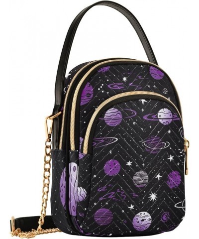 Floral Ladies Shoulder Handbags, Casual Crossbody Purse Crossbody Shoulder Bag Black With a Constellation-3 $15.04 Crossbody ...