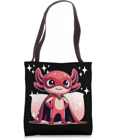 Superhero Axolotl Tote Bag $14.49 Totes