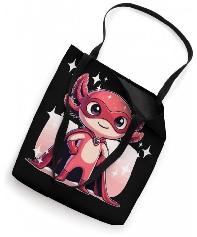 Superhero Axolotl Tote Bag $14.49 Totes