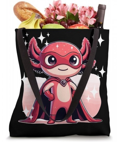 Superhero Axolotl Tote Bag $14.49 Totes