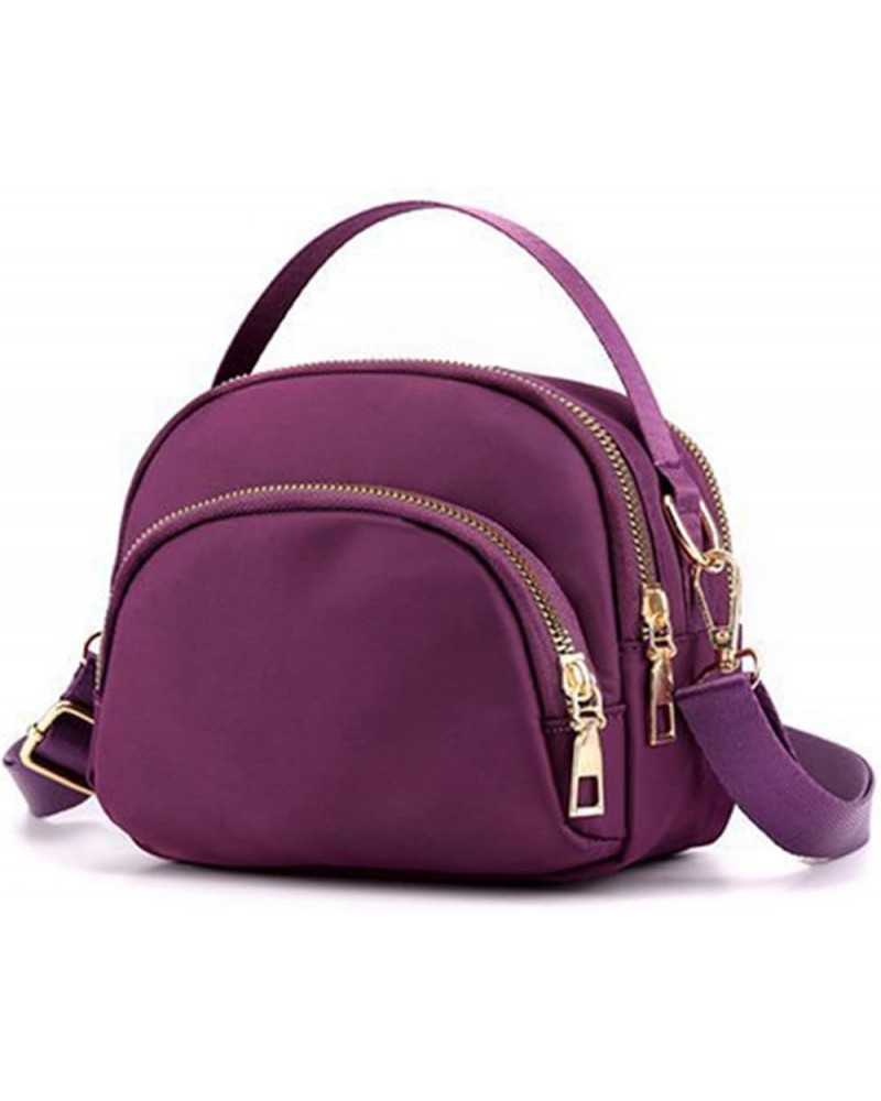 Hsakess Small Crossbody Bags for Women Stylish Sling Shoulder Bag Travel Messenger Handbags Satchel Purse Purple $7.74 Crossb...