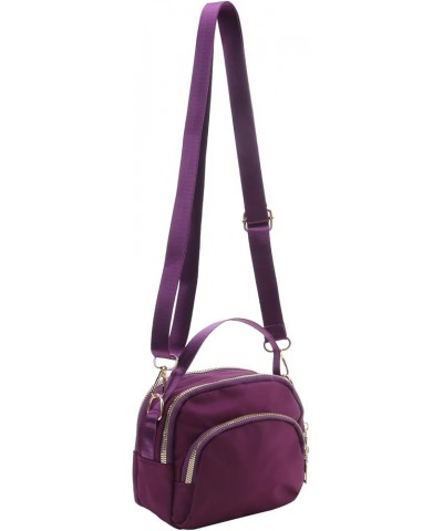 Hsakess Small Crossbody Bags for Women Stylish Sling Shoulder Bag Travel Messenger Handbags Satchel Purse Purple $7.74 Crossb...