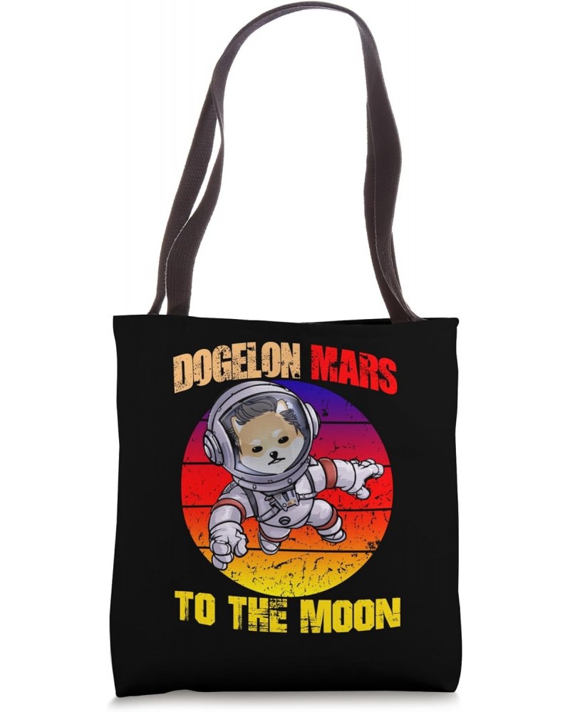 Elon To The Moon, Dogelon Mars Token Coin, Elon Crypto Tote Bag $11.04 Totes