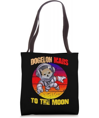 Elon To The Moon, Dogelon Mars Token Coin, Elon Crypto Tote Bag $11.04 Totes