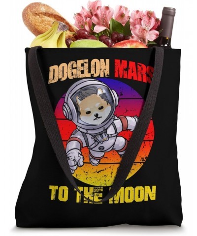 Elon To The Moon, Dogelon Mars Token Coin, Elon Crypto Tote Bag $11.04 Totes