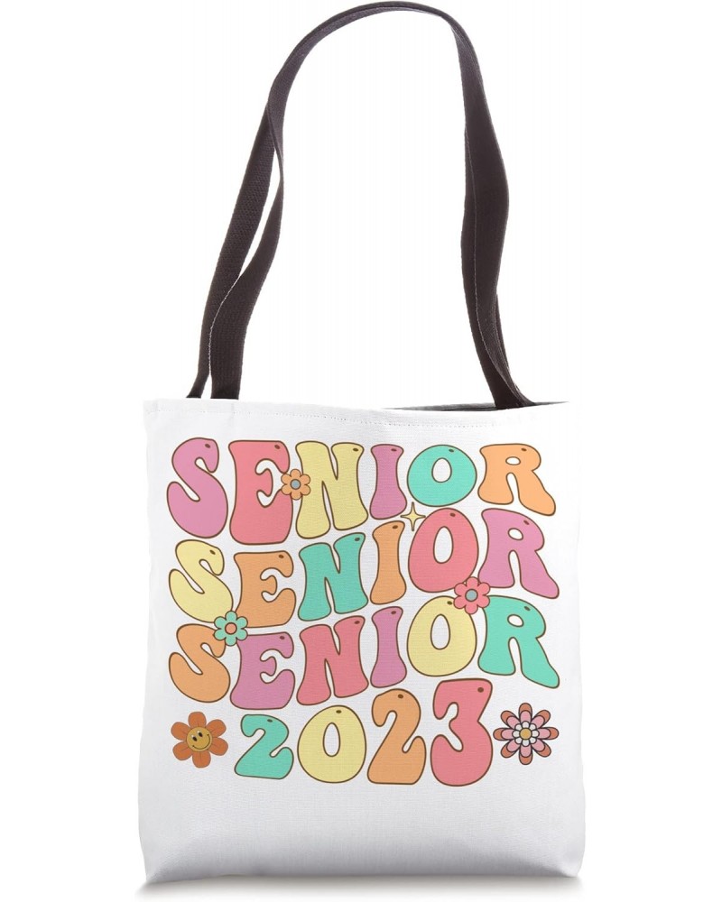 Retro Groovy Senior Grad Class of 2023 School Graduation Tote Bag $11.54 Totes