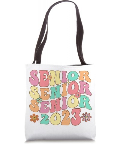 Retro Groovy Senior Grad Class of 2023 School Graduation Tote Bag $11.54 Totes