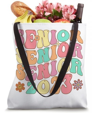 Retro Groovy Senior Grad Class of 2023 School Graduation Tote Bag $11.54 Totes