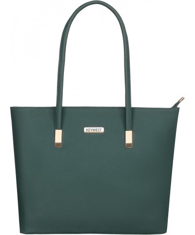 Women's Vegan Leather Betula Handbag (Large) Green $26.82 Hobo Bags