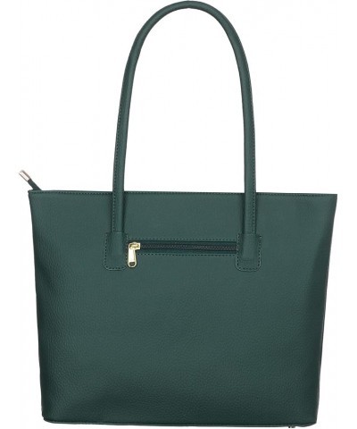 Women's Vegan Leather Betula Handbag (Large) Green $26.82 Hobo Bags