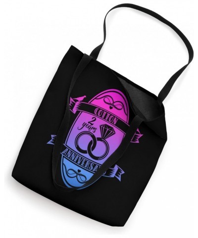 Traditional Cotton 2nd Wedding Anniversary Tote Bag $11.98 Totes